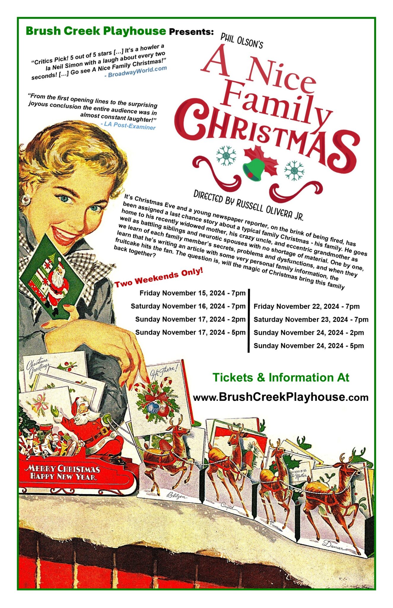 Brush Creek Presents A Nice Family Christmas (Tickets Now On Sale